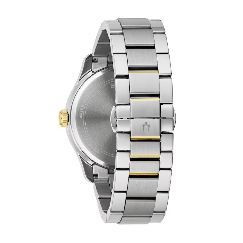 Men'S  Classic Wilton Two-Tone Watch with Silver-Tone Dial (Model: 98B391)