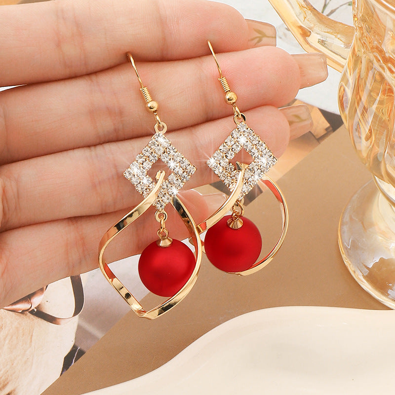 Women'S Fashionable Temperamental All-Match Earrings